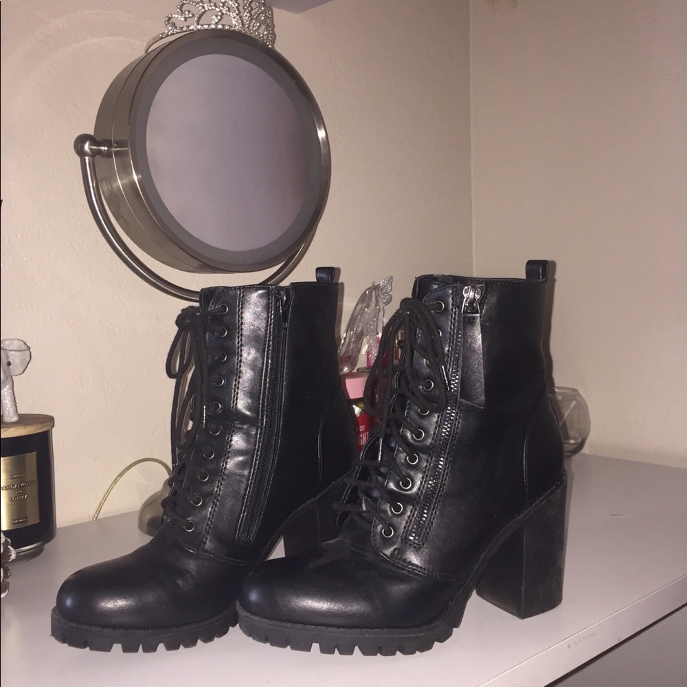Black Combat Boots